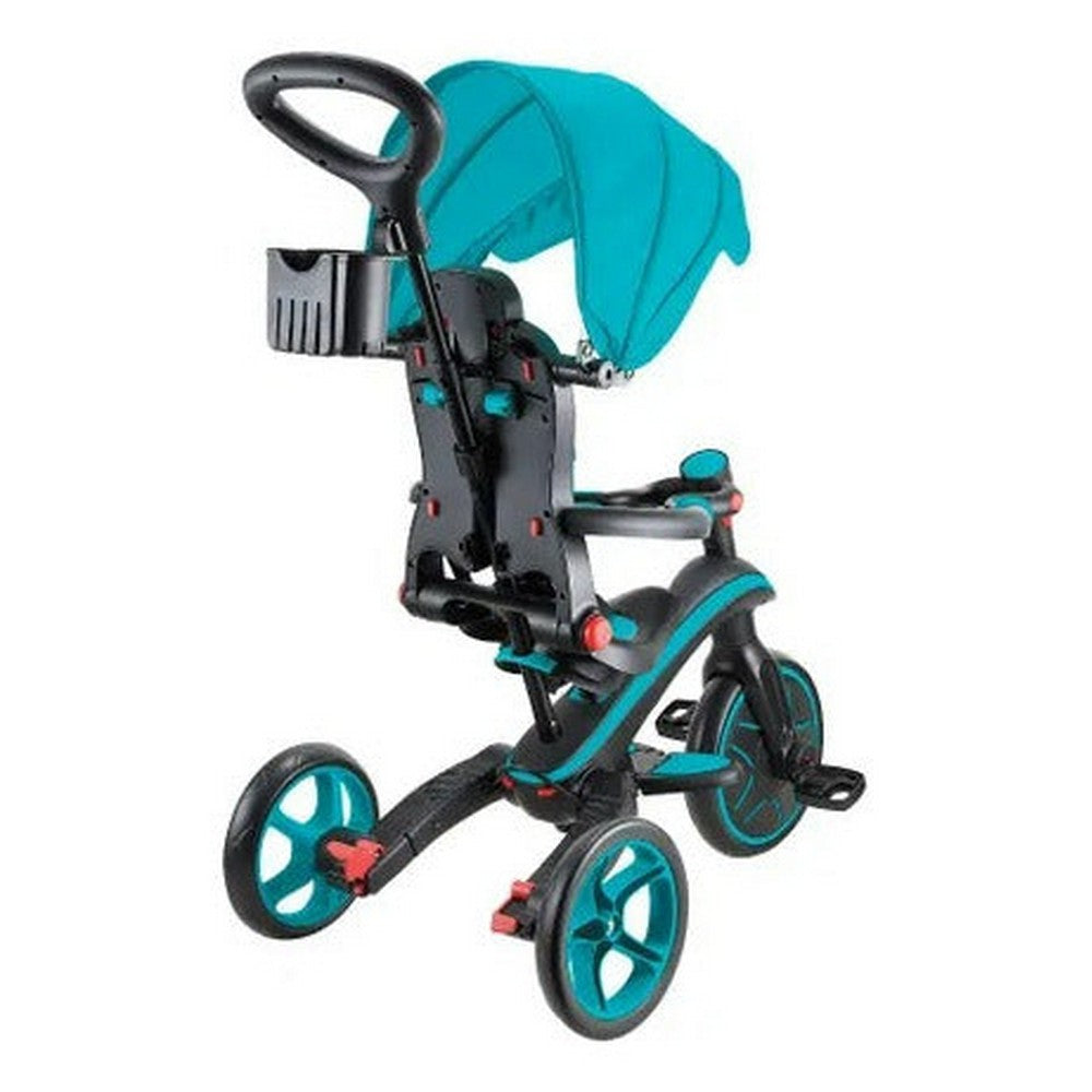 Globber Triciclo Explorer Trike Plegable 4 En 1 Teal 732-105 Color Turquesa-teal