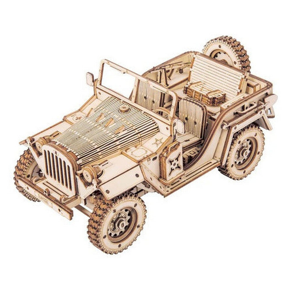 Robotime Puzzle 3d Jeep Militar Mc701 Rokr