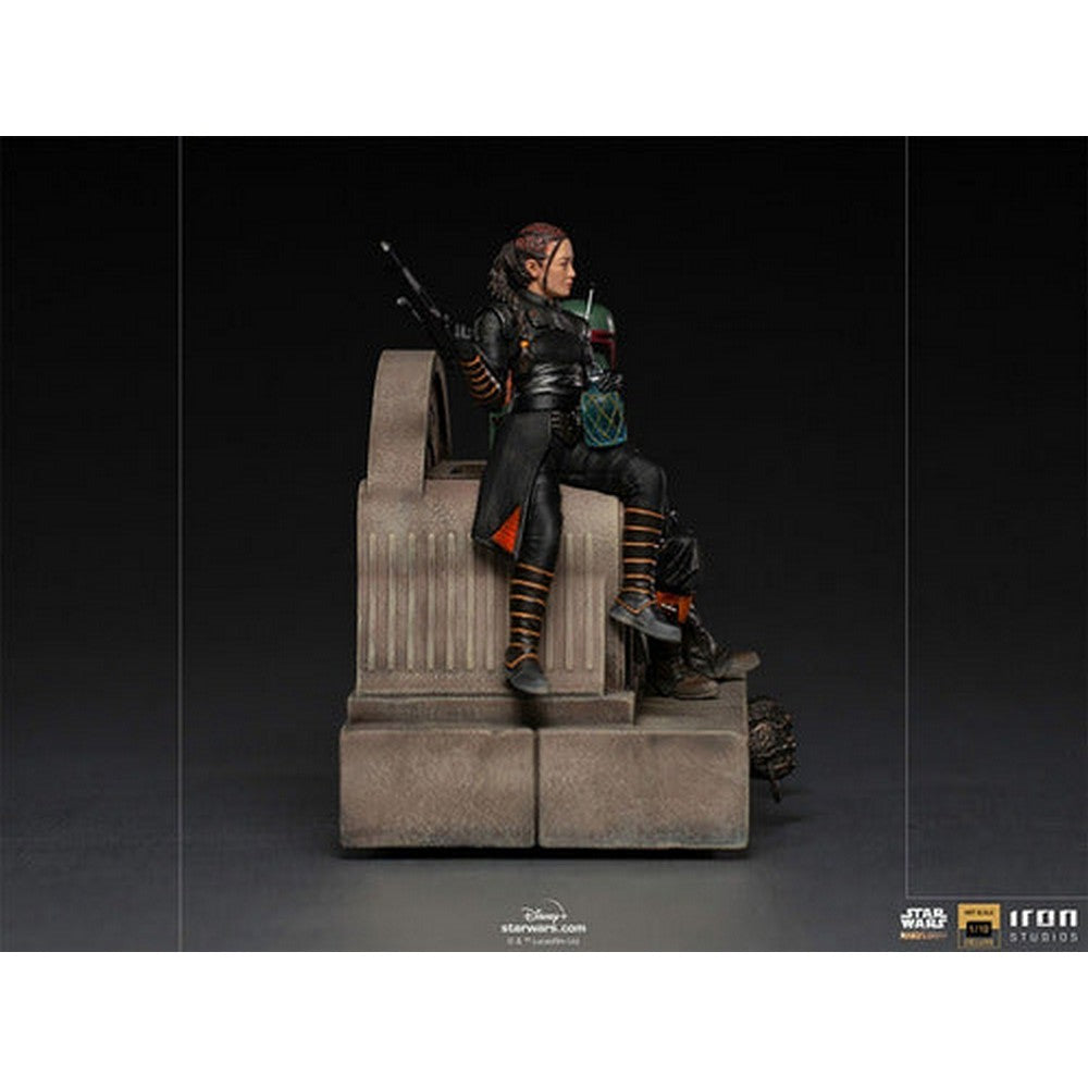 Boba Fett Y Fennec Shand Trono Deluxe 45721 Iron Studios