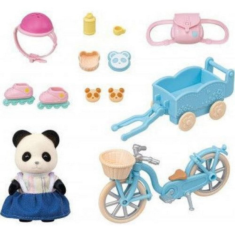 Sylvanian Families Set De Bicicleta Rosalina Panda 5652