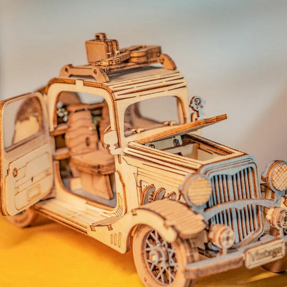 Robotime Puzzle 3d Auto Antiguo Tg504 Rolife
