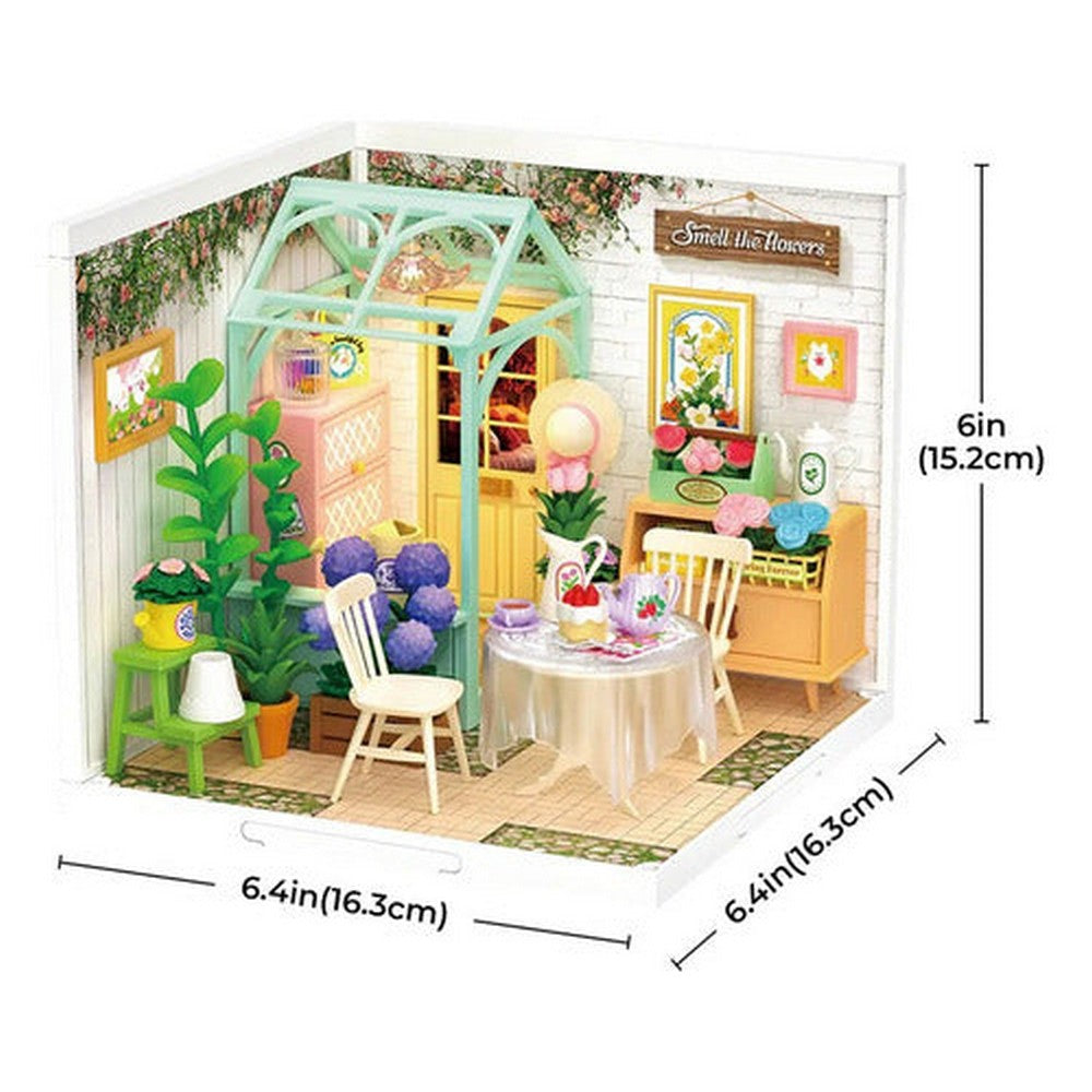 Robotime Puzzle 3d Jardin De Te Floreciente Dw013b Rolife