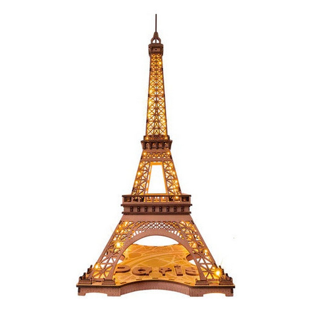 Robotime Puzzle 3d Noche De La Torre Eiffel Tgl01 Rolife