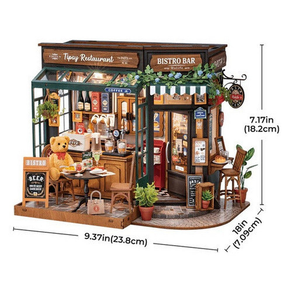 Robotime Puzzle 3d Restaurante Tipsy Dg167 Rolife