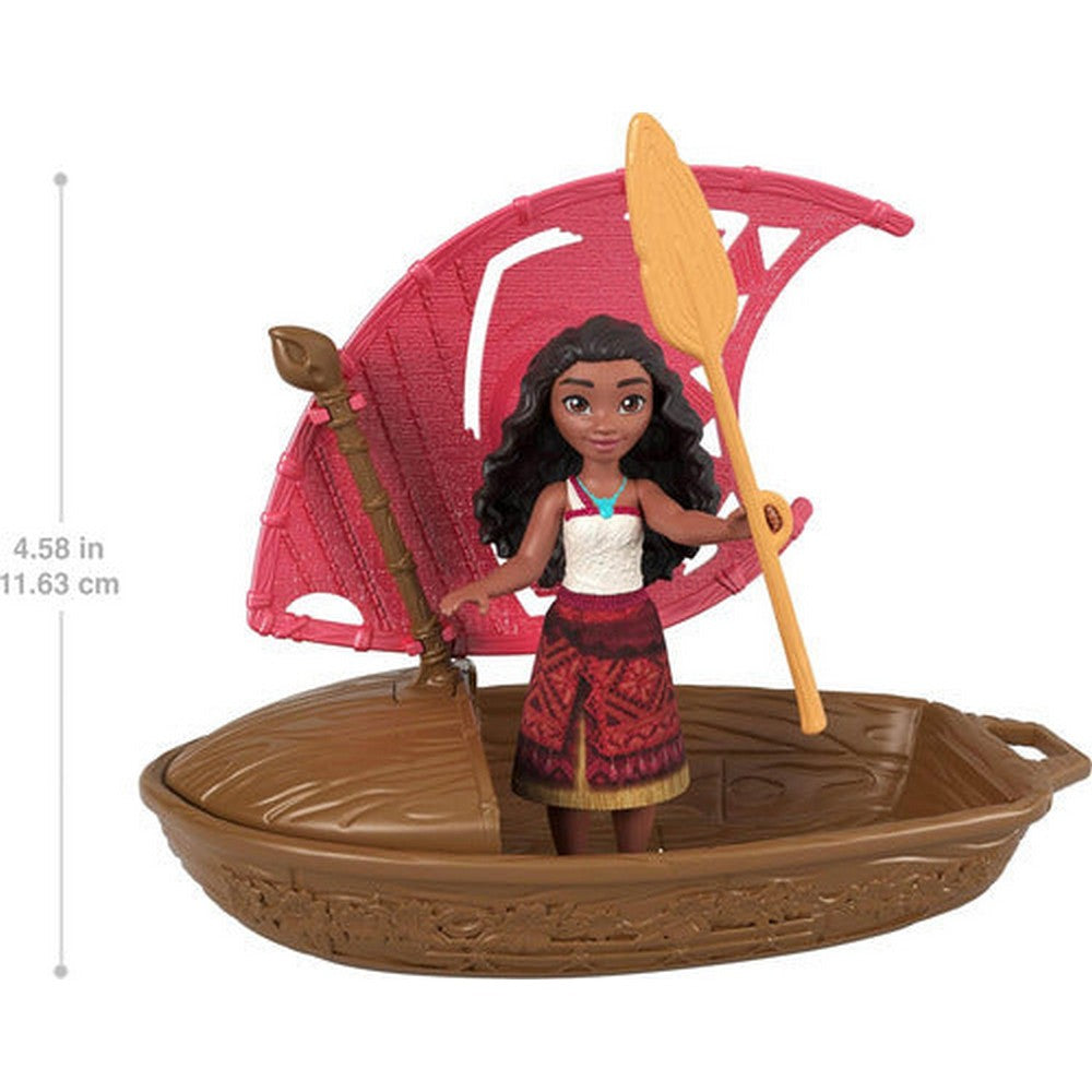 Moana 2 Set De Juego Canoa Mini Muñeca Sorpresa Jbt43 Mattel
