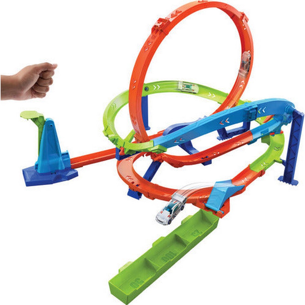Pista Hot Wheels Action Desafio Del Ciclon Htk16 Mattel