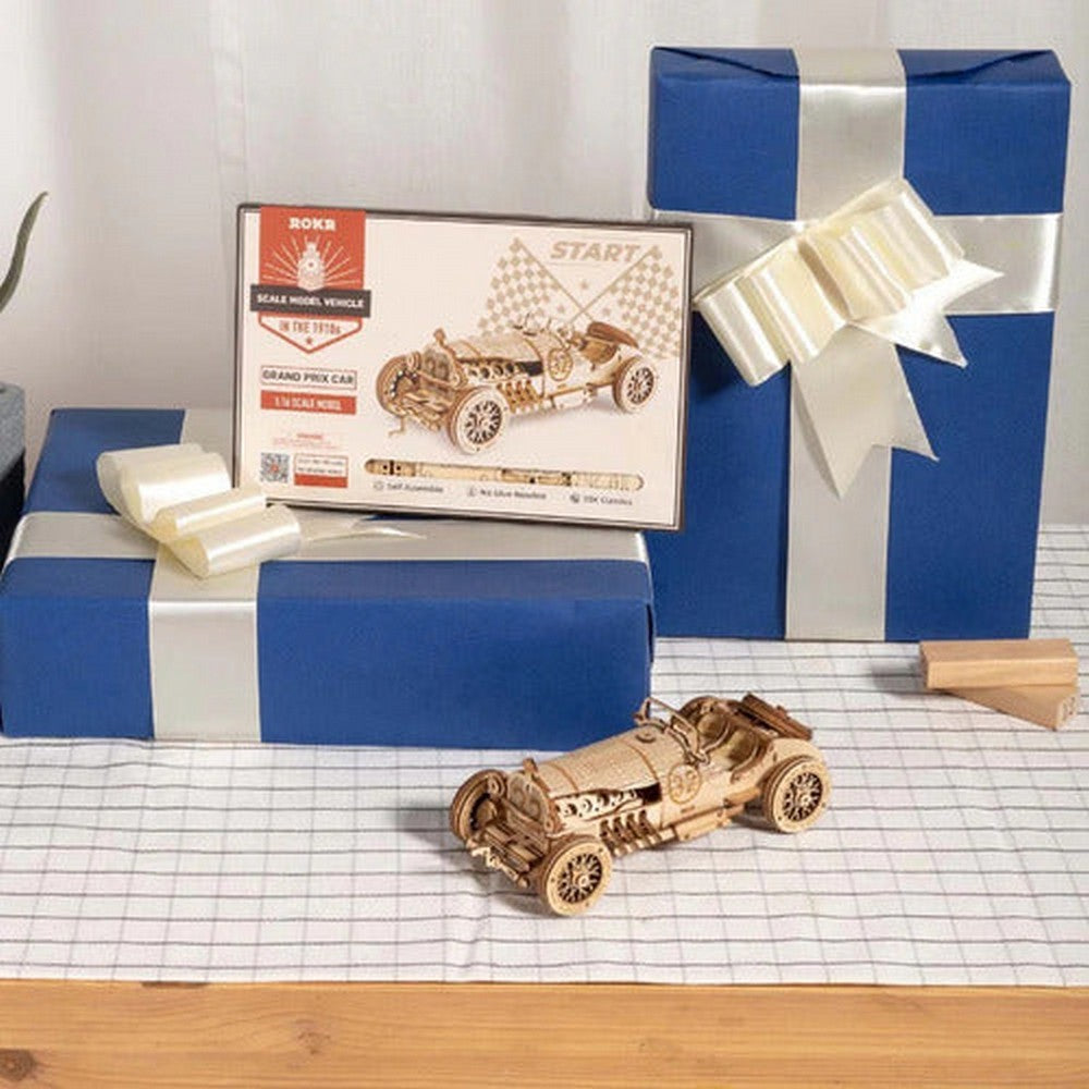 Robotime Puzzle 3d V8 Auto Grand Prix Mc401 Rokr