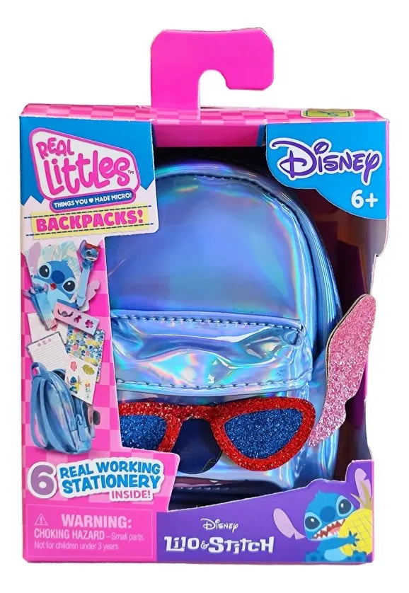 Real Littles Stitch Backpack Mini Mochila Disney 5186 25582
