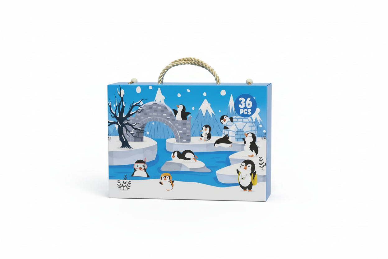 Set De Arte Azul 36 Pzs Kl1027-b Shine