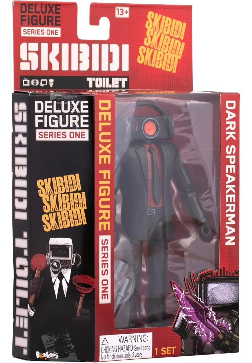 Skibidi Toilet Figura Deluxe 1380 Dark Speakerman 1383