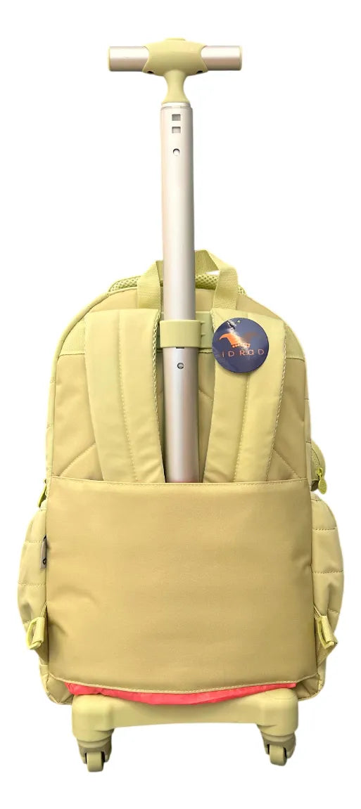 Mochila Carrito Escolar 18 Pulgadas Sl2501v Kinderland Verde