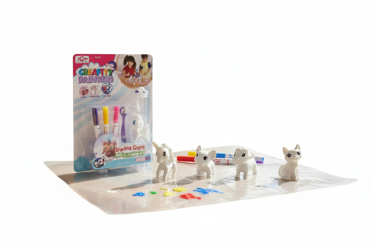 Color My Pets X4 Mascotas Para Pintar Y Lavar 3104775 Shine