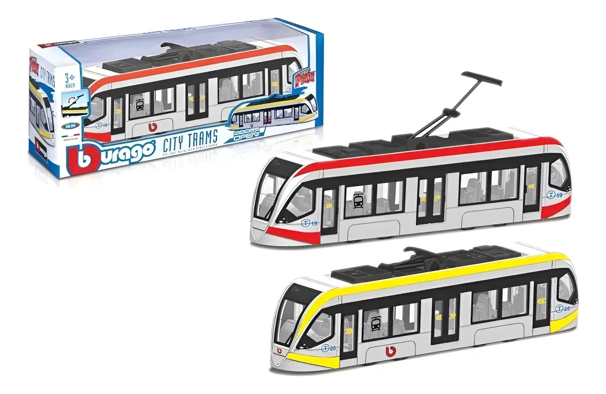 Bburago Toys City Trams Amarillo/rojo 18-32105