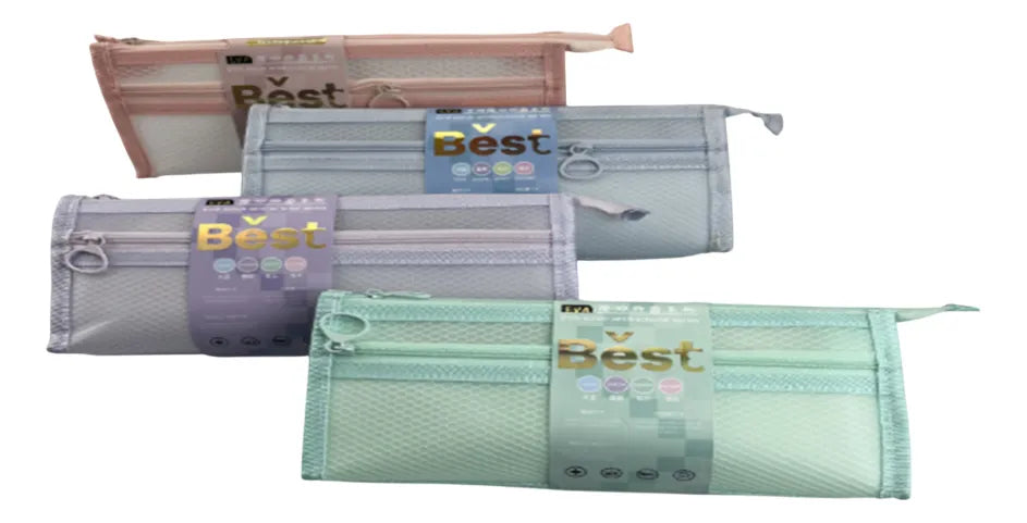 Cartuchera Escolar 2 Cierres Sl6903 Shine Rosa