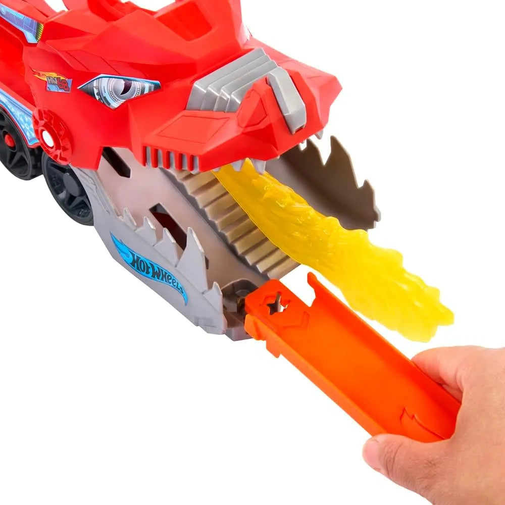 Hot Wheels Dragón Transportador Ataque Doble Jbm72 Mattel Varios