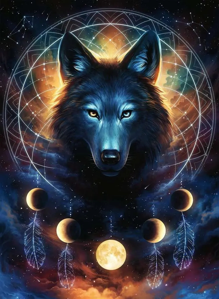 Ravensburger Puzzle 500 Pzs Lunar Wolf 12000442