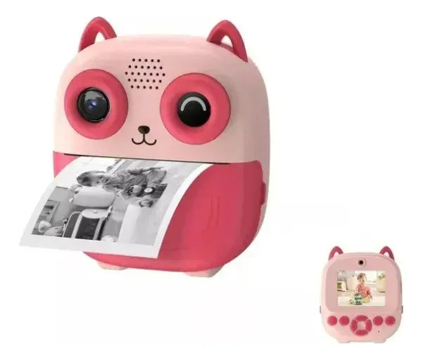 Cámara Instantánea Para Niños Buho Rosa S56847 Rosa