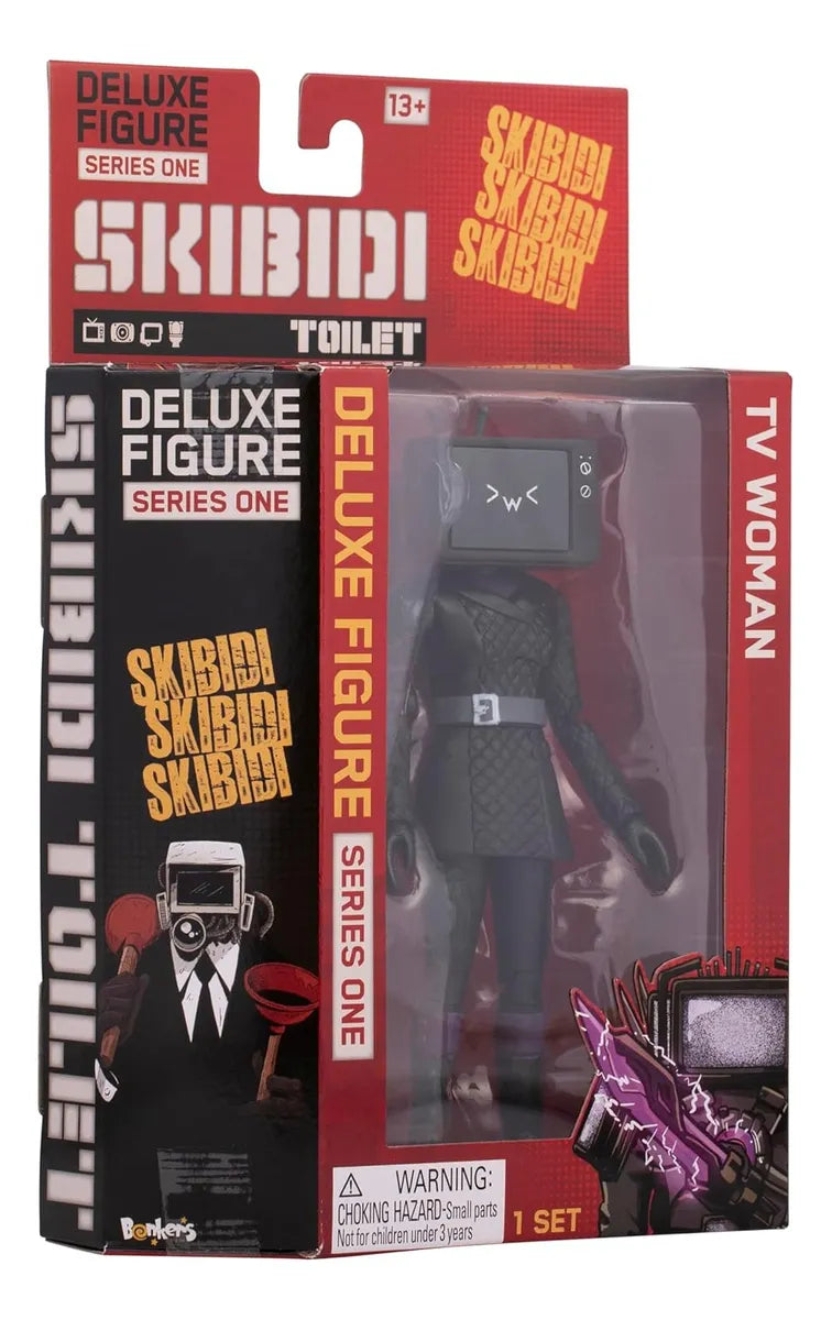 Skibidi Toilet Figura Deluxe 1380 Tv Woman 1382