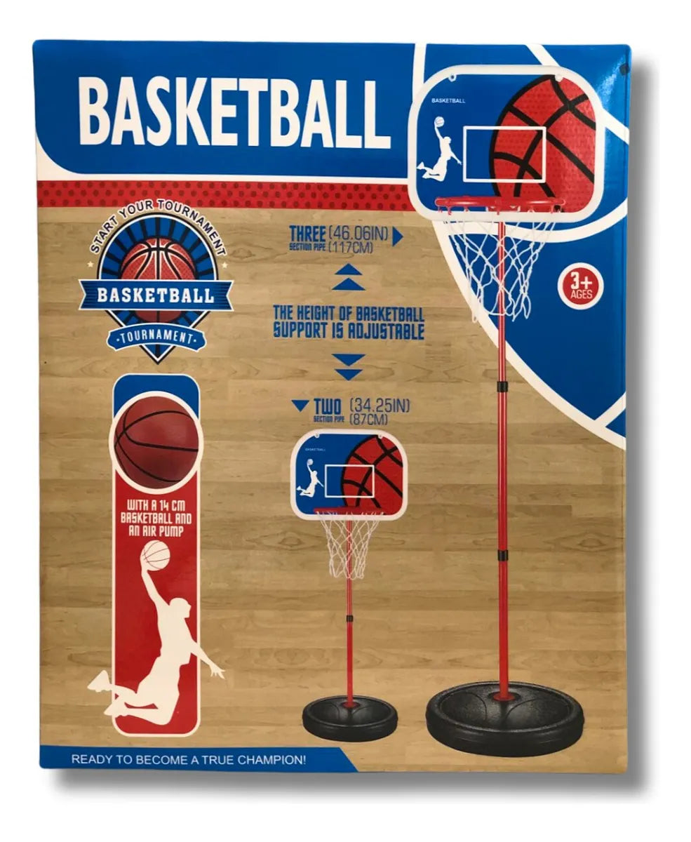 Aro De Basquet De Pie Extensible Con Pelota 2131103