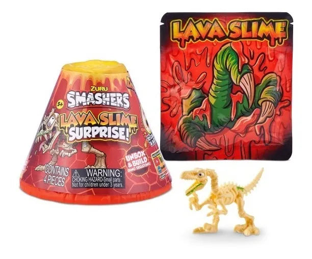 Smashers Volcán Sorpresa Lava Slime Serie 4 7472tq1 Volcán