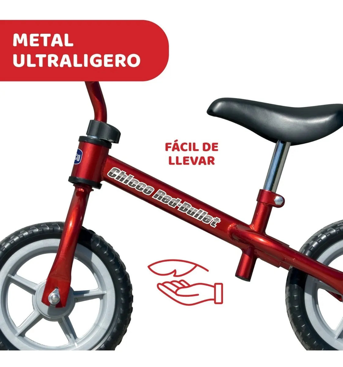 Chicco Primera Bicicleta Equilibrio Red Bullet 17161 Rojo