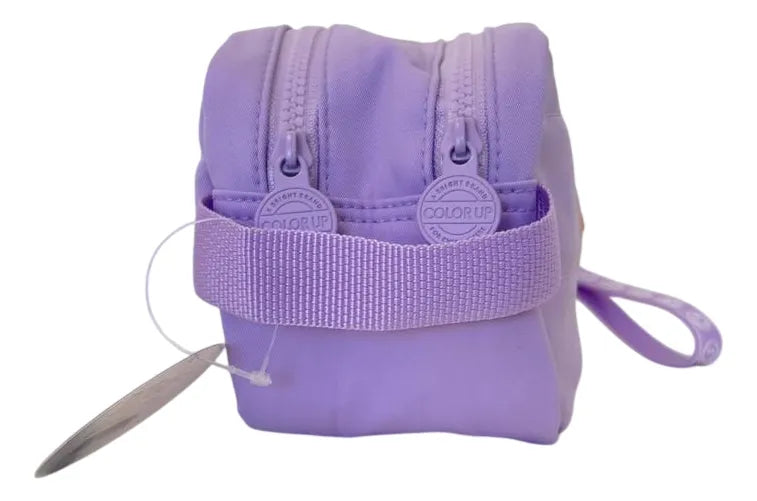 Cartuchera Escolar Doble Cierre Sl2505l Kinderland Lila