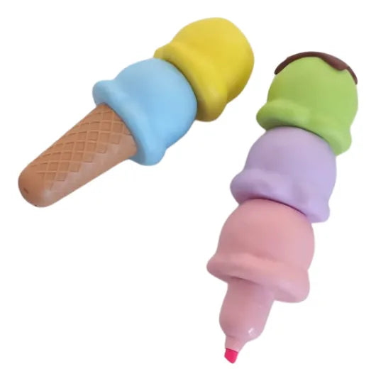 Resaltador 5 Colores Modelo Helados Sl6606 Kinderland Vs