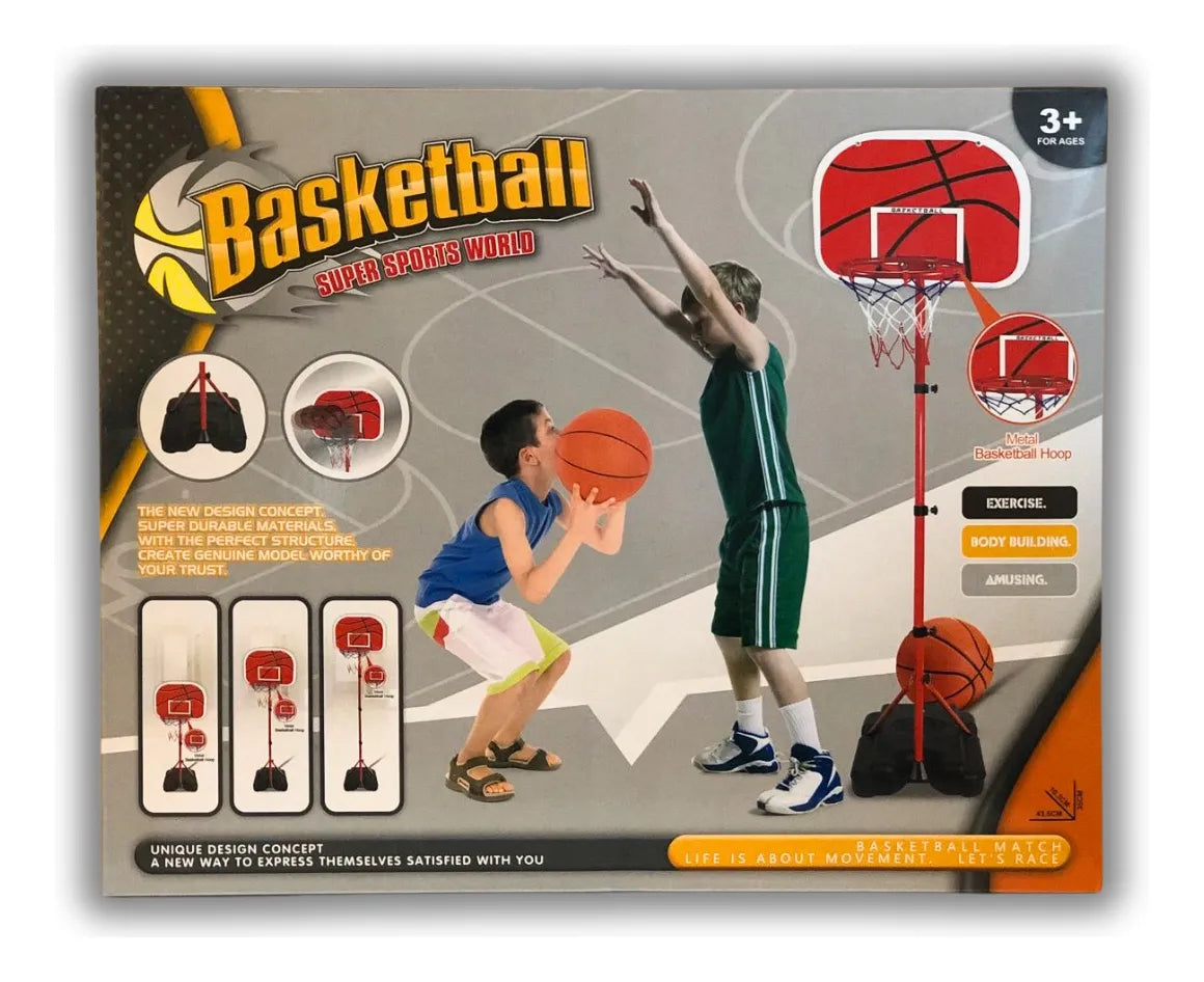 Aro De Basquet De Pie Altura Regulable 2125202