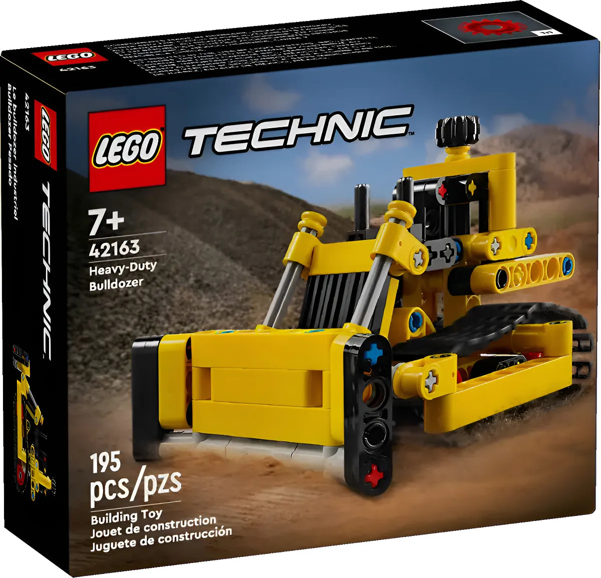 Lego Technic Heavy-duty Bulldozer 195 Piezas 42163