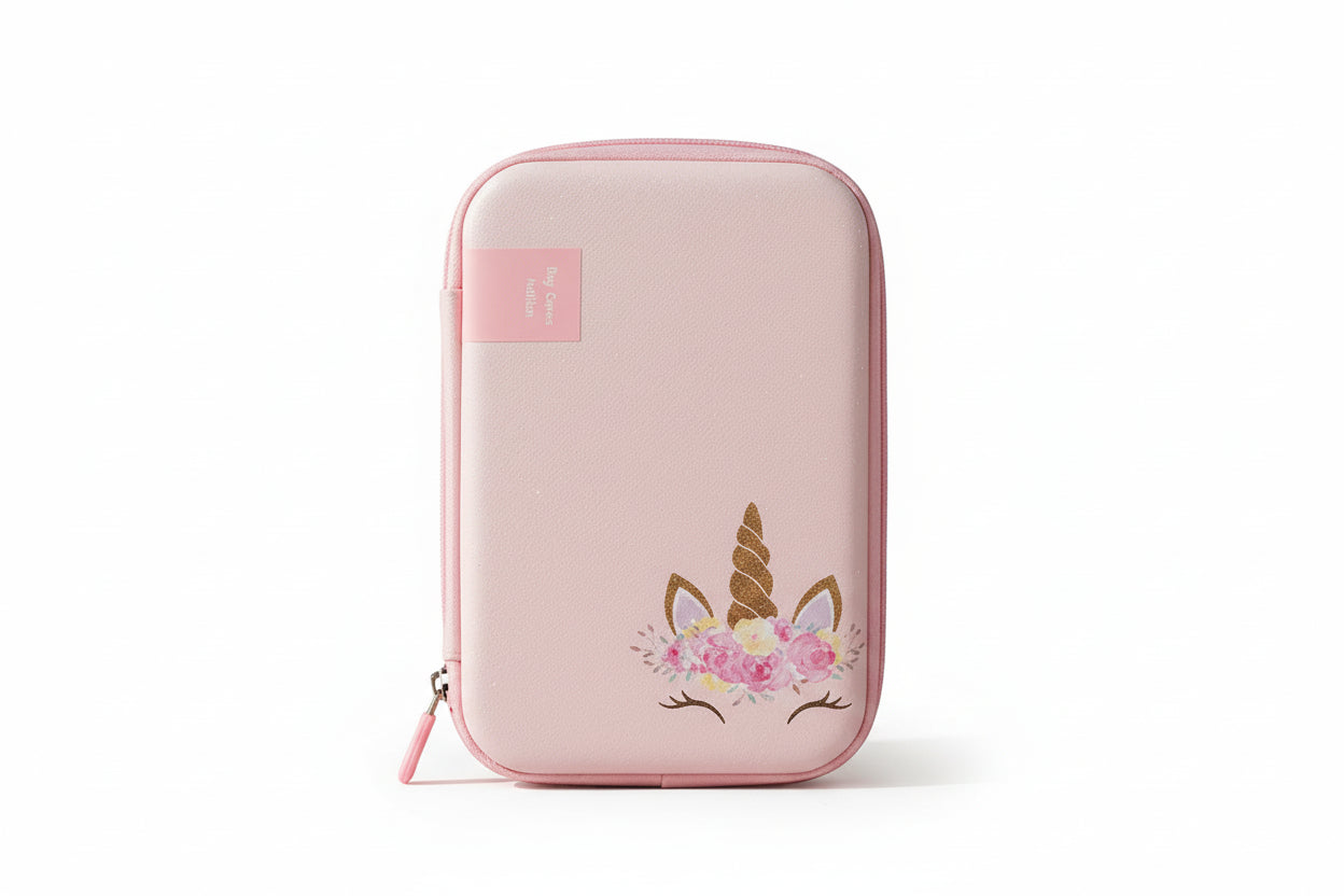 Cartuchera Unicornio Rosa Kl1321 Shine Rosa