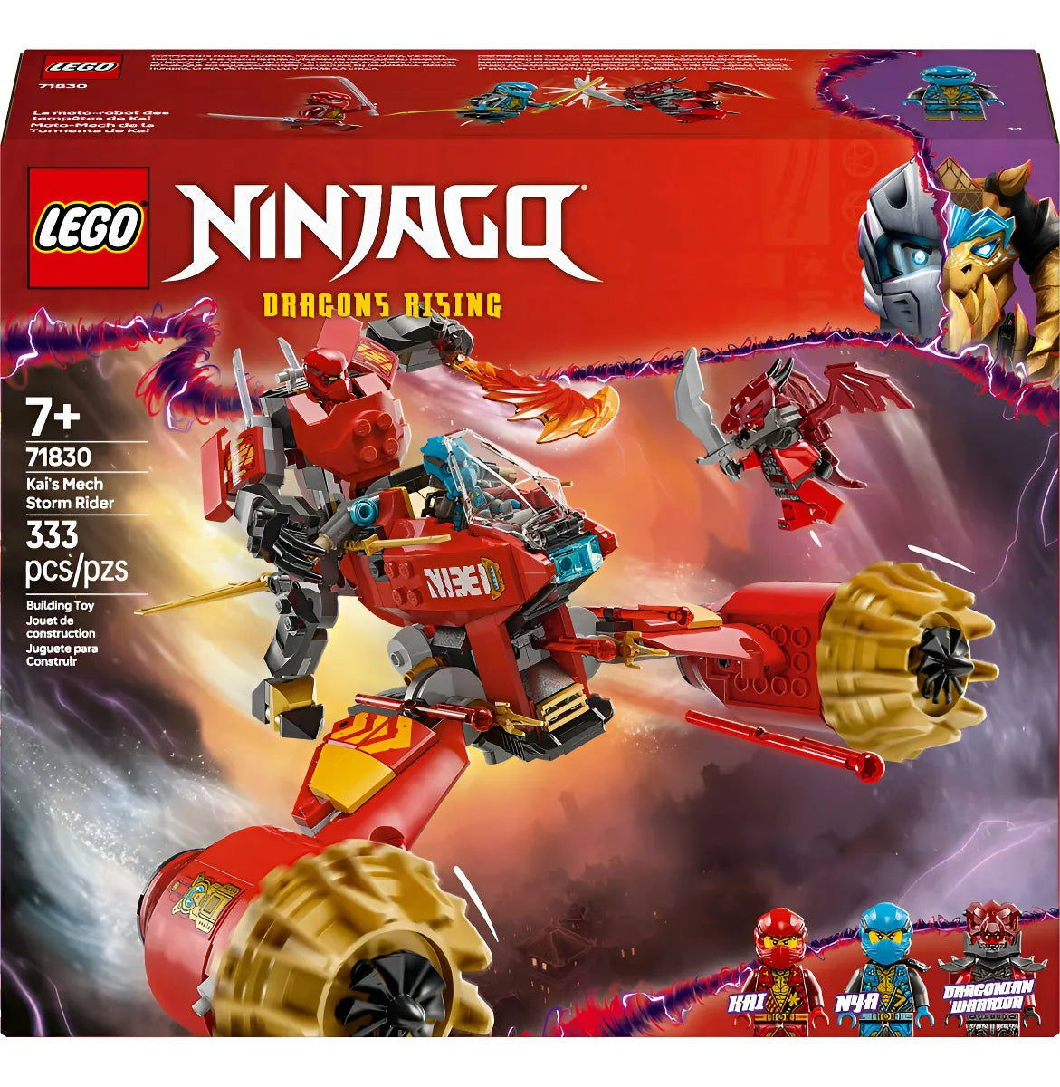 Lego Ninjago Moto-meca De La Tormenta De Kai 71830