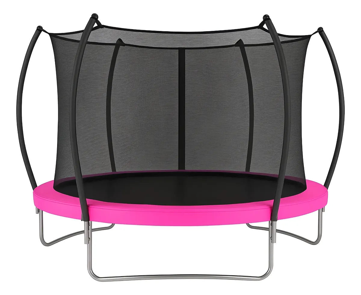 Cama Elástica Trampolin 244 Cm Rosa Tr-08ft Sdt-0803hi Negro Rosa