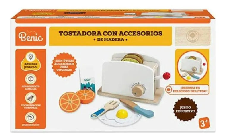 Benic Tostadora De Madera Con Accesorios Be067 Be067