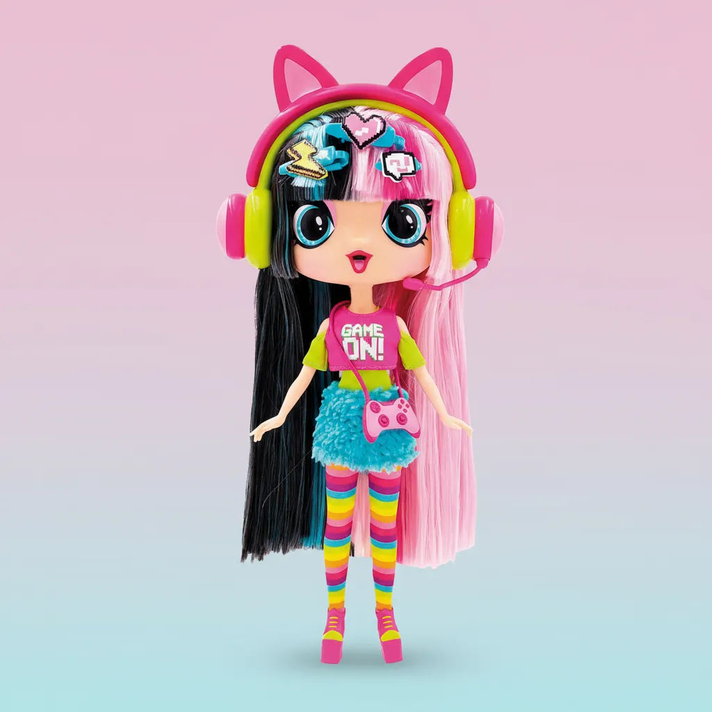 Muñeca Decora Girlz Fashion 28 Cm Con Stickers Surtida D1025