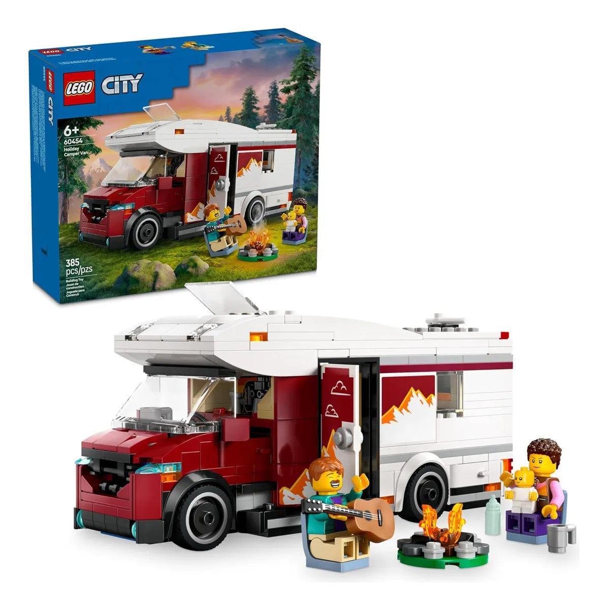 Lego City Camioneta Aventurera De Vacaciones 60454 385 Lego City