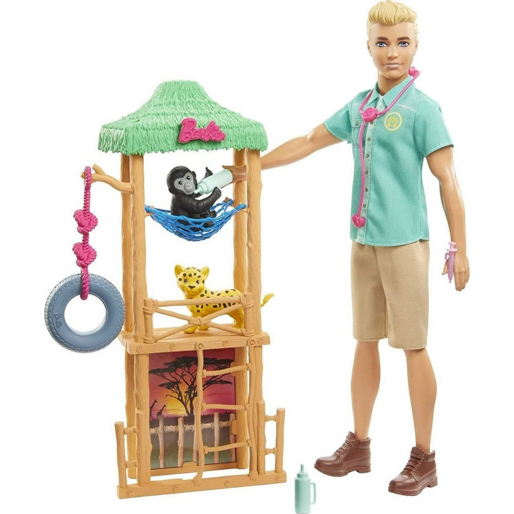 Set De Juego Muñeco Ken Profesiones Gjm32 Mattel