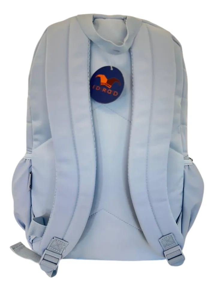 Mochila Espalda 18 Pulgadas Escolar Sl2502c Kinderland Celeste