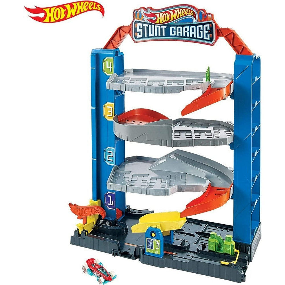 Hot Wheels Pista Stunt Garage Play Set Gnl70 Mattel