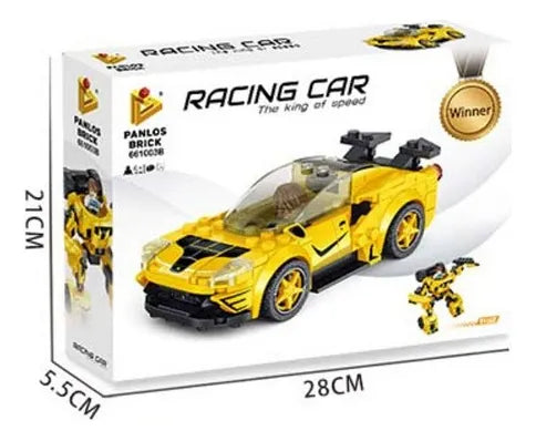 Panlos Brick Bloques Auto De Carrera 3 En 1 1987431 218