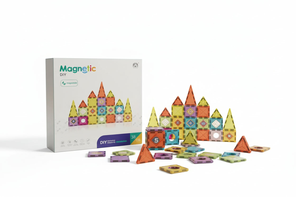 Bloques Construcción Magnéticos Magnetic Shine 3007526 38