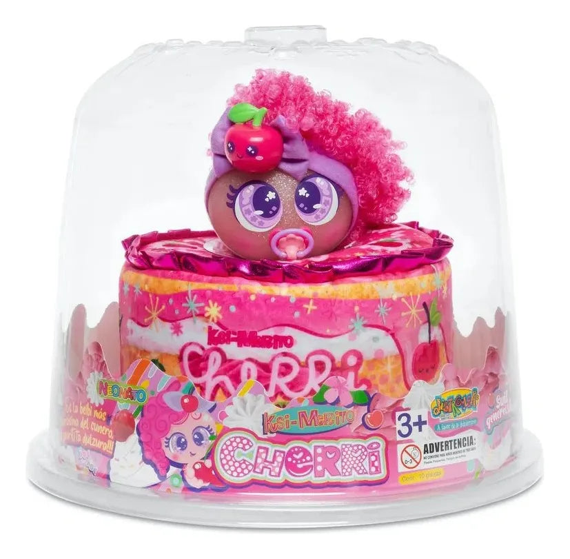 Muñeco Bebe Ksimerito Cherri Berries Rosa Distroller 996589