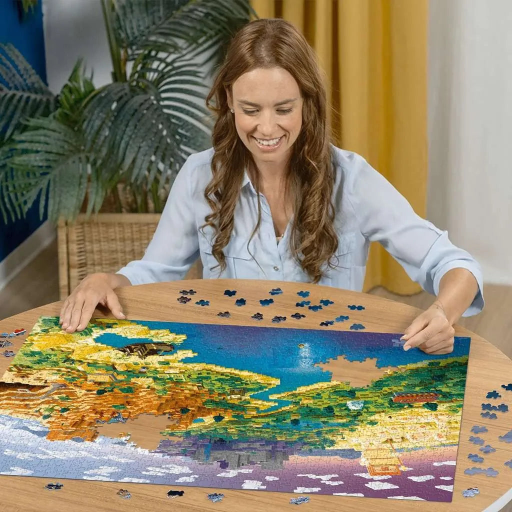 Ravensburger Puzzle 1500 Pzs World Of Minecraft 12000433