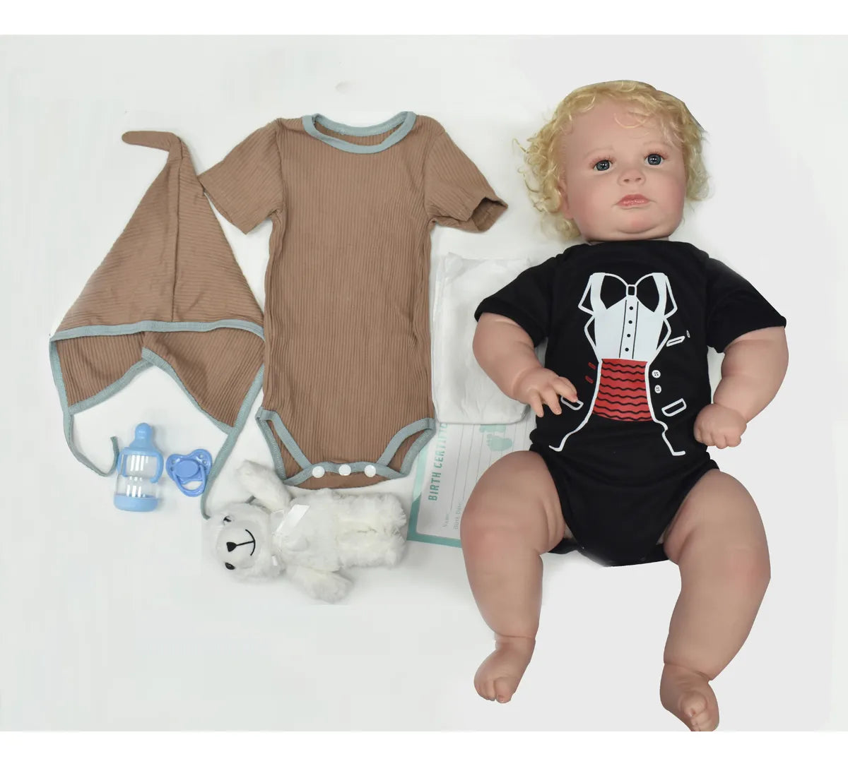 Muñeco Bebote Newborn 60cm Con Accesorios S43536 Northsun