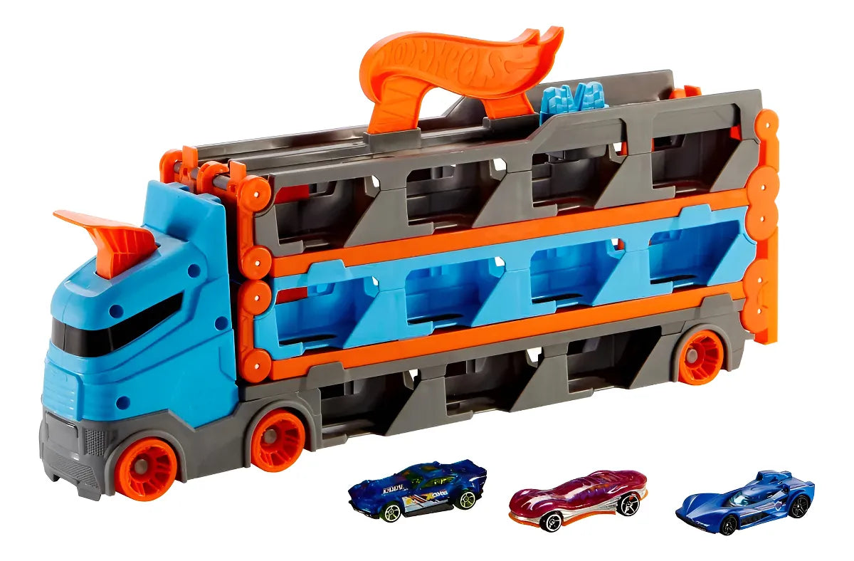 Hot Wheels City Camion Con Pista De Carreras Gvg37 Multicolour