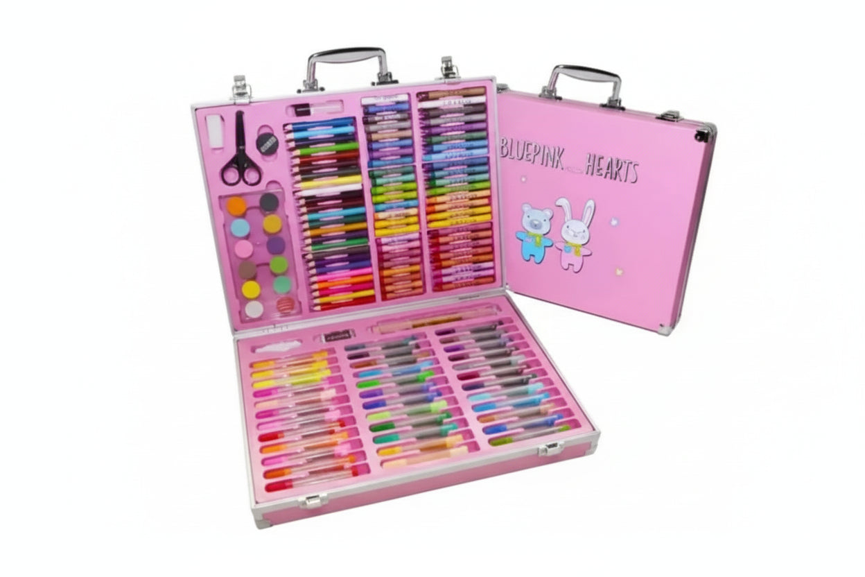Set De Arte Rosa 152 Pzs Kl1033-g Shine