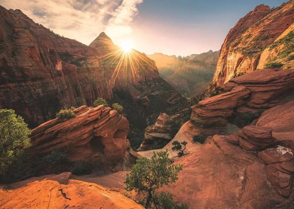 Ravensburger Puzzle 1000 Pzs Zion Canyon Usa 12000118