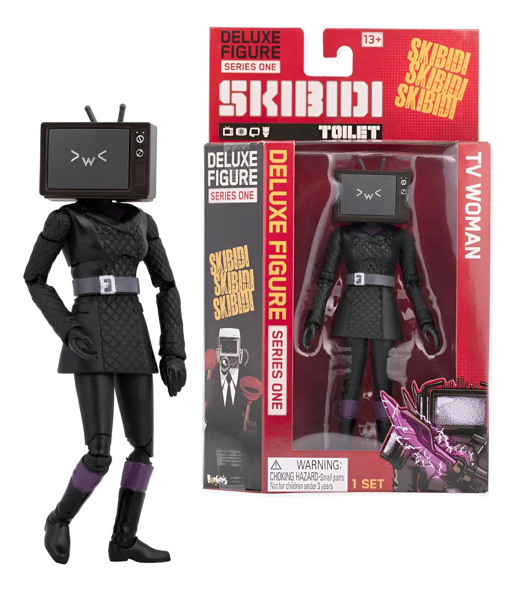 Skibidi Toilet Figura Deluxe 1380 Tv Woman 1382