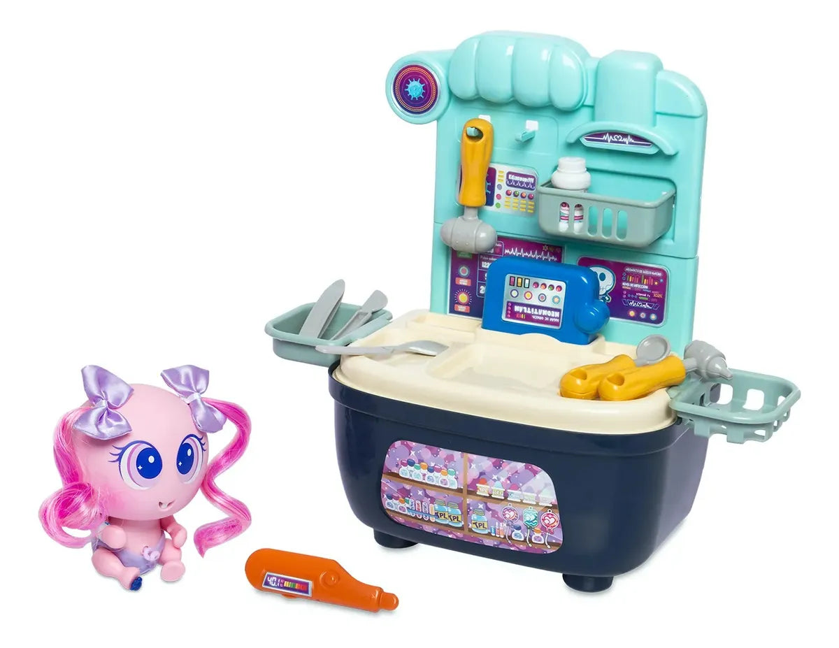 Set Muñeco Machincuepa + Maletin Clínica 997937 Distroller
