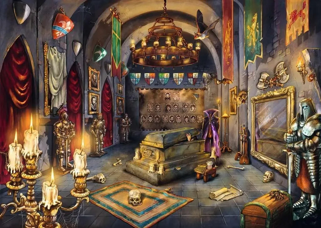 Ravensburger Puzzle 1000 Pzs The Vampire's Castle 12000787
