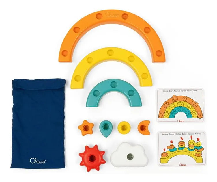 Chicco Toy Juego 2 En 1 Rainbow Pin 12198